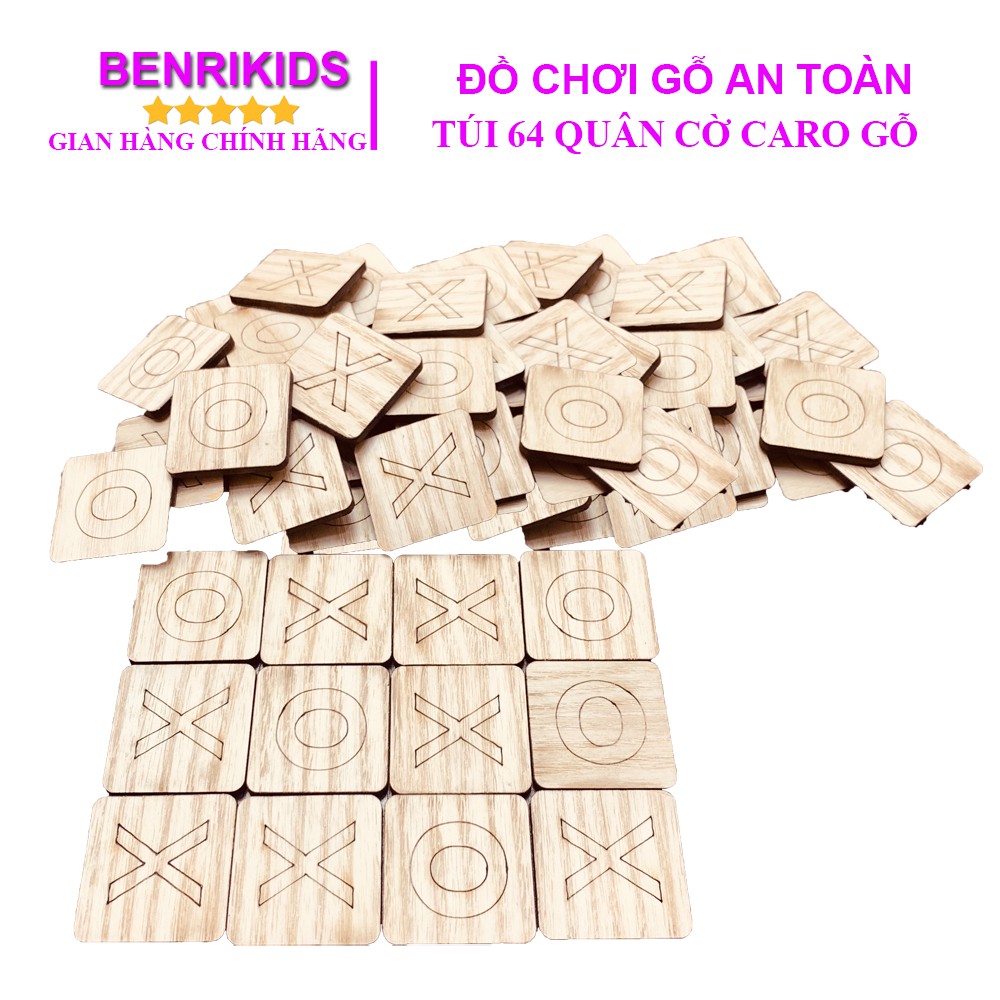 Đồ Chơi Board Game Cờ Caro Chiến Thuật Dành Cho 2 Người 64 Quân Chơi Được Trên Bàn Cờ Vua