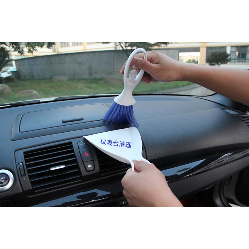 BỘ CHỔI XẺNG VỆ SINH NỘI THẤT Ô TÔ - VỆ SINH LAPTOP - CHỔI QUÉT BỤI MINI