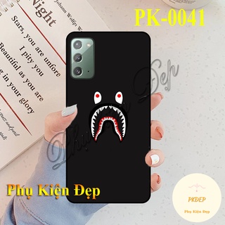 Ốp lưng SamSung Galaxy Note 20 - Ốp dẻo đen in hình Bape