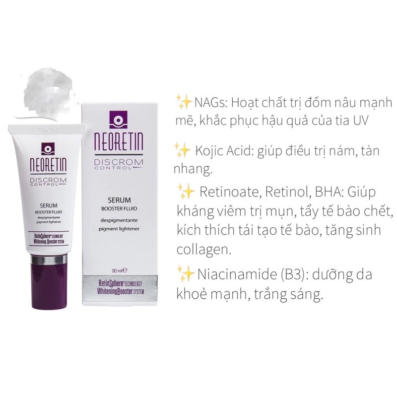 [Date xa - Mẫu mới] Kem Chống Nắng, Serum Neoretin