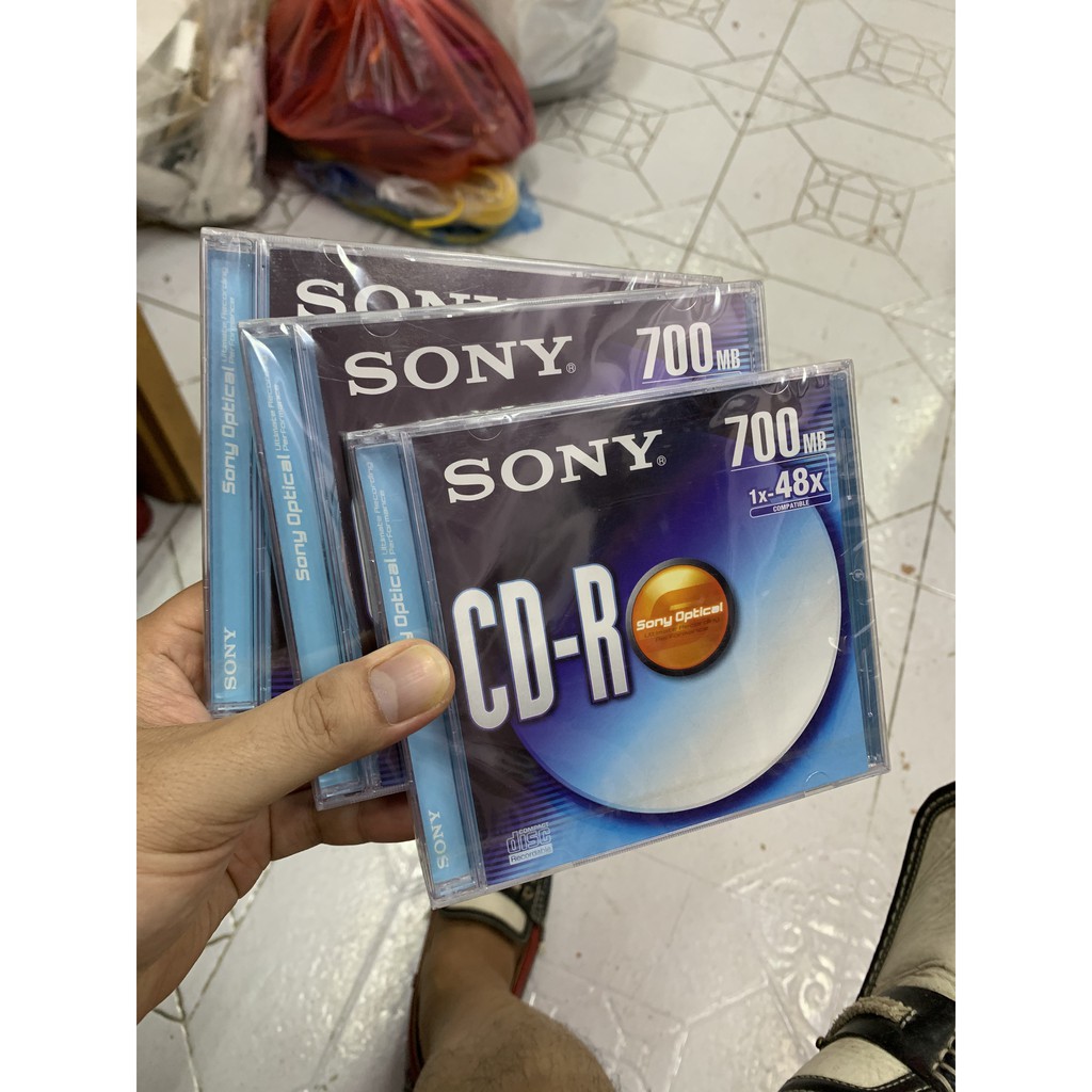 Đĩa CD-R Sony  48x 700mb hộp dầy