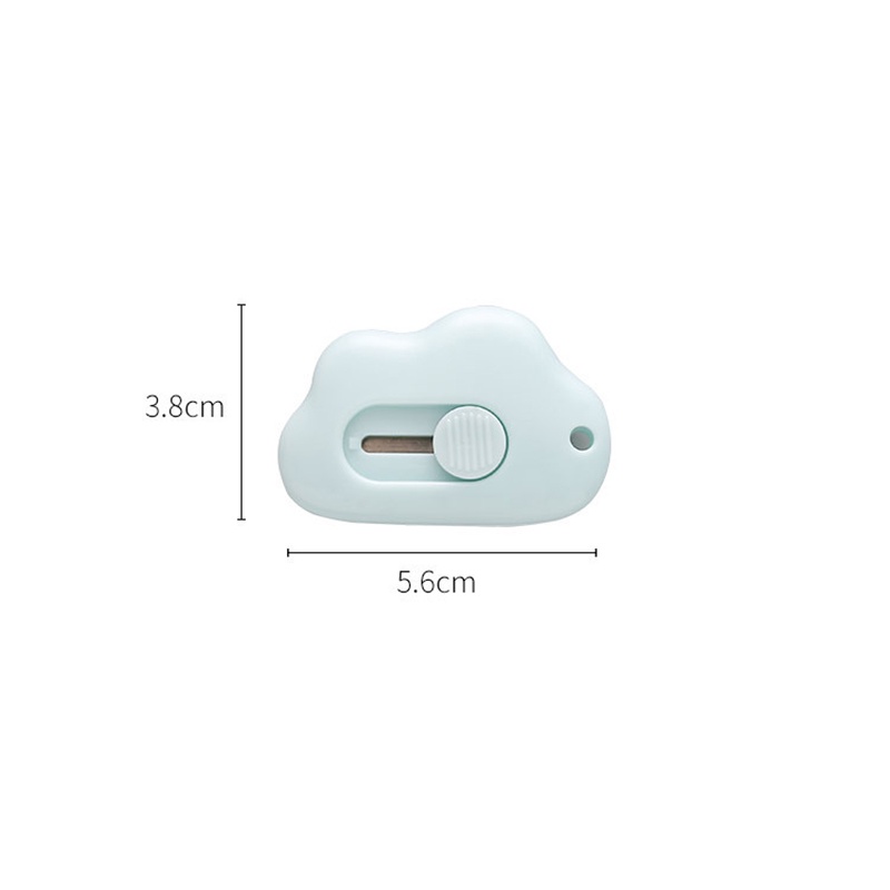 Dao rọc giấy OSSAYI kiểu dáng đám mây hoạt hình dễ thương tiện ích đơn giản