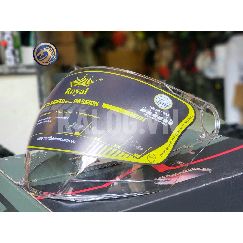 Mũ bảo hiểm 3/4 Royal M268 Leopard  có 2 kính chính hãng size L và XL cho nam và nữ - bảo hành 12 tháng