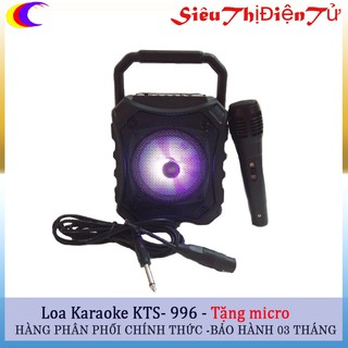 Loa Karaoke KTS 996 kết nối Bluetooth Tặng 1 micro có dây