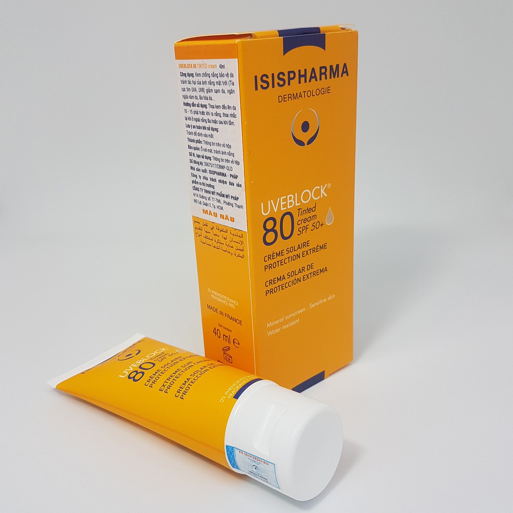 Kem chống nắng ISIS Pharma Uveblock SPF 80( Mẫu mới) | BigBuy360 - bigbuy360.vn