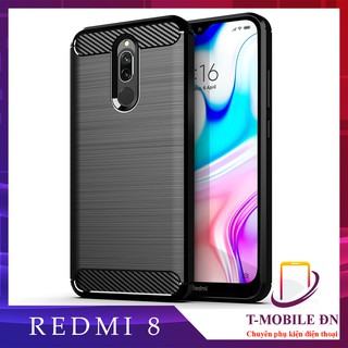 Ốp lưng Xiaomi Redmi 8 / Redmi 8A Cacbon phay xước chống sốc chống vân tay