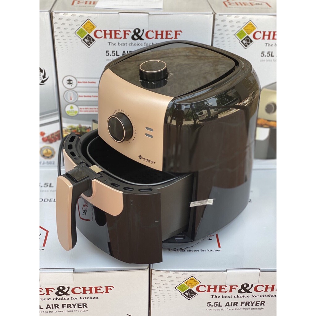 Nồi Chiên Không Dầu 5.5 Lít Chef&amp;Chef YJ-502