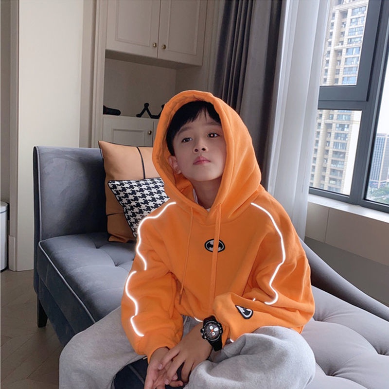 Áo hoodie tay dài dáng rộng phong cách Hàn Quốc cho nam