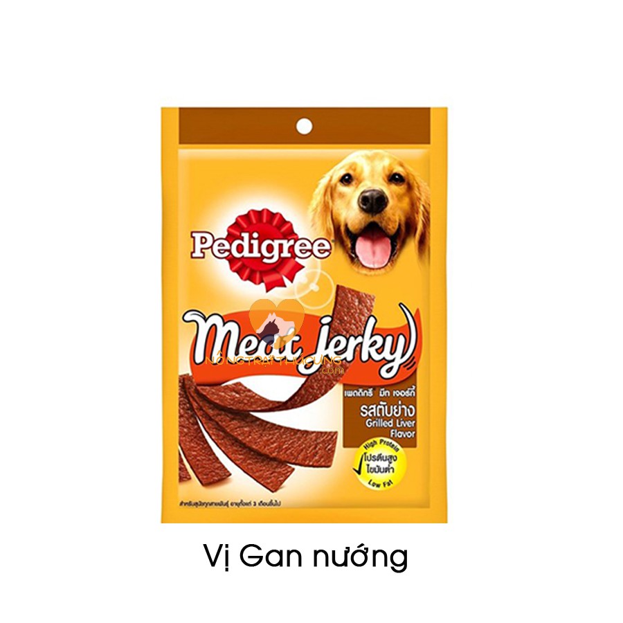 [Mã 159FMCGSALE giảm 8% đơn 500K] Bánh snack- Bánh Thưởng Cho Chó Pedigree Meat Jerky 80g- 2 Vị