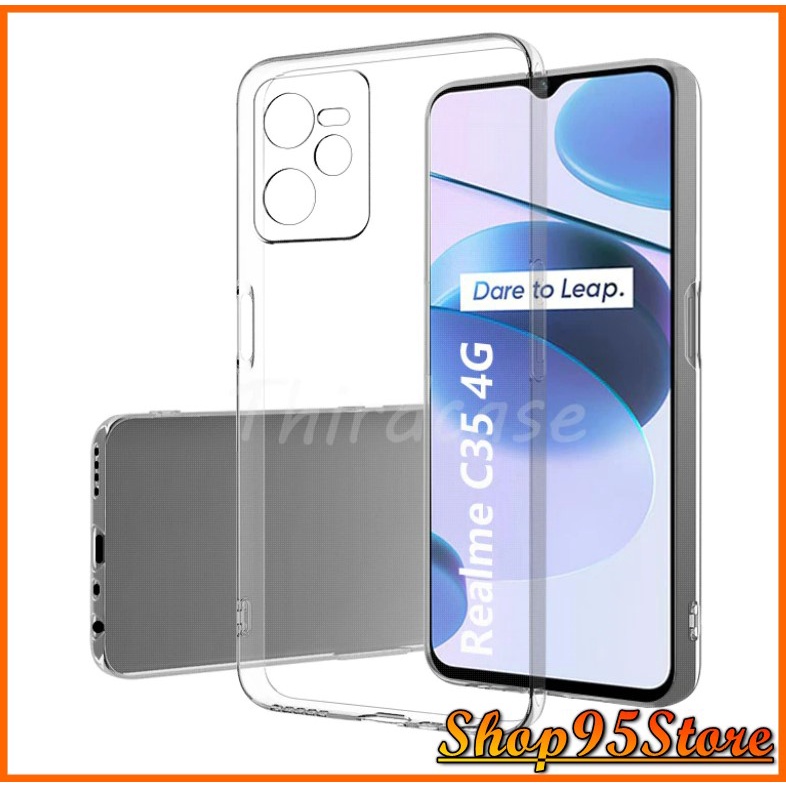 Ốp silicon Realme 8/8 pro C35 GT GT NEO Narzo 50A prime C21Y Realme 9 pro Narzo 50i Q3S C20 C11 C12 C15 C25 trong suốt
