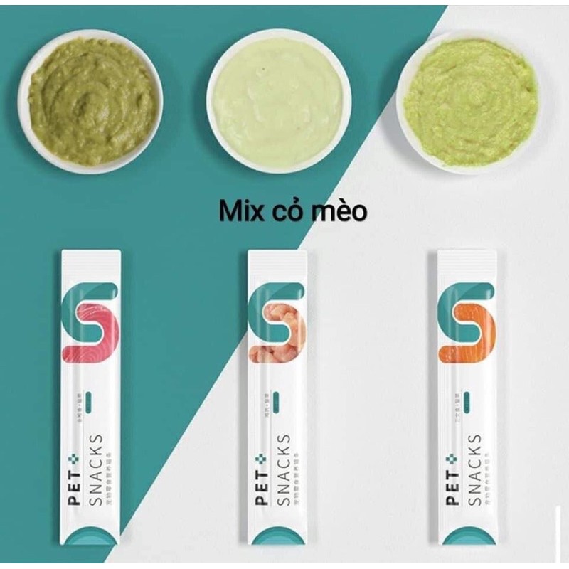 [RẺ VÔ ĐỊCH] Đủ 9 vị mới Súp thưởng Pet Snack 15g cho mèo