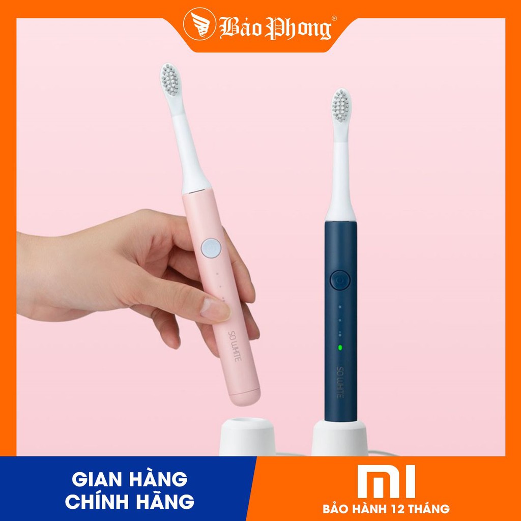 Bàn chải điện Xiaomi Pin jing So White Sonic Electric Toothbrush Vệ sinh đánh răng  làm sạch lợi nướu chống nước an toàn