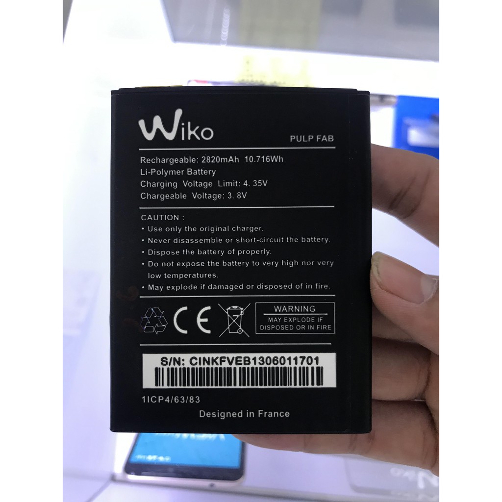 Pin WIKO PULP FAB