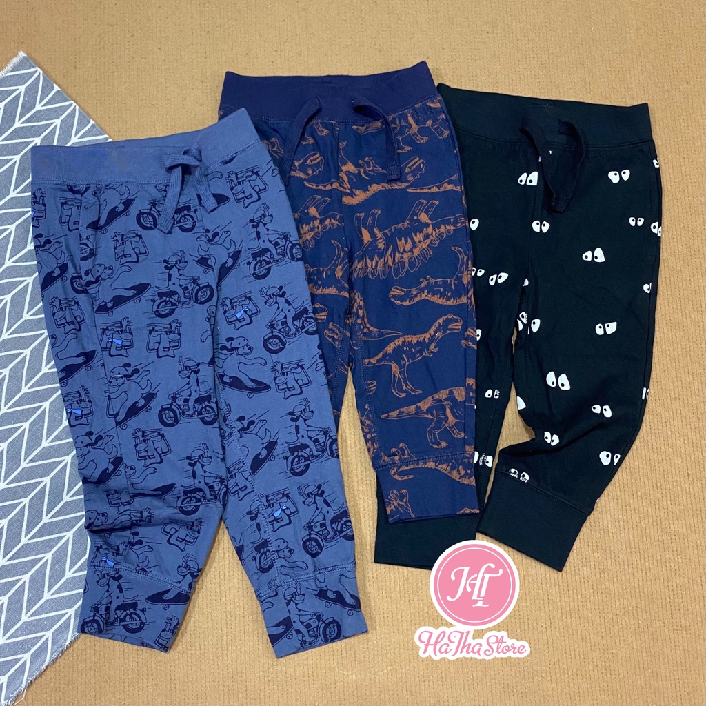 Jogger/ (10-19kg) Quần dài thun bo ống cho bé trai