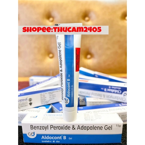 Kem Aldocont B hỗ trợ giảm mụn viêm,sưng, đỏ 15g .