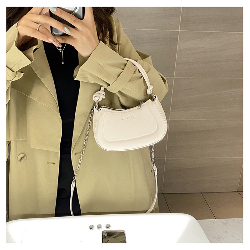 Túi đeo dưới cánh tay Màu Trơn Thời Trang Mùa Thu 2022 Mới Mẻ Gylb1659