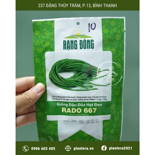 Hạt giống đậu đũa cao sản hạt đen rado 667 20g - hạt giống - rau ăn quả