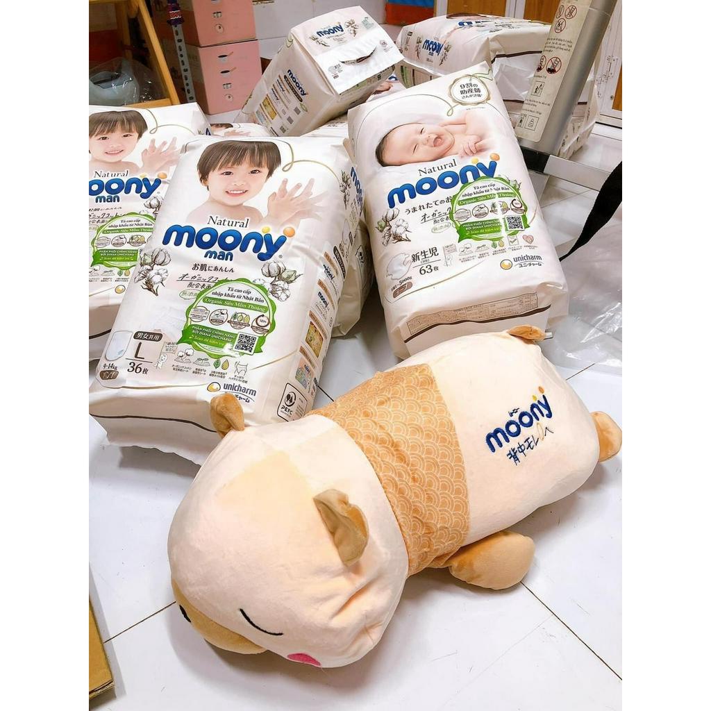 Gối Ôm Thú Bông  Moony Dễ Thương với bộ lông siêu mịn