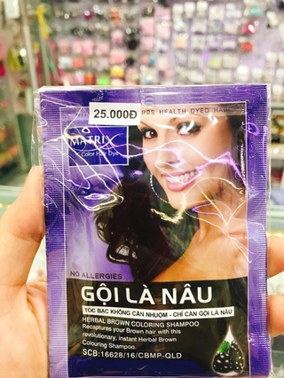 GỘI LÀ NÂU TÓC MATRIX ( GÓI 25 ML )