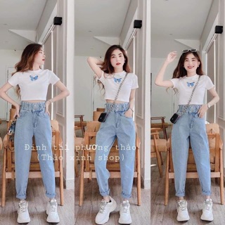 QUẦN BAGGY 2 KHUY ĐAN DÂY