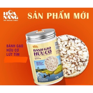 BÁNH GẠO LỨT TÍM HỮU CƠ HOA NẮNG HỘP 70gr