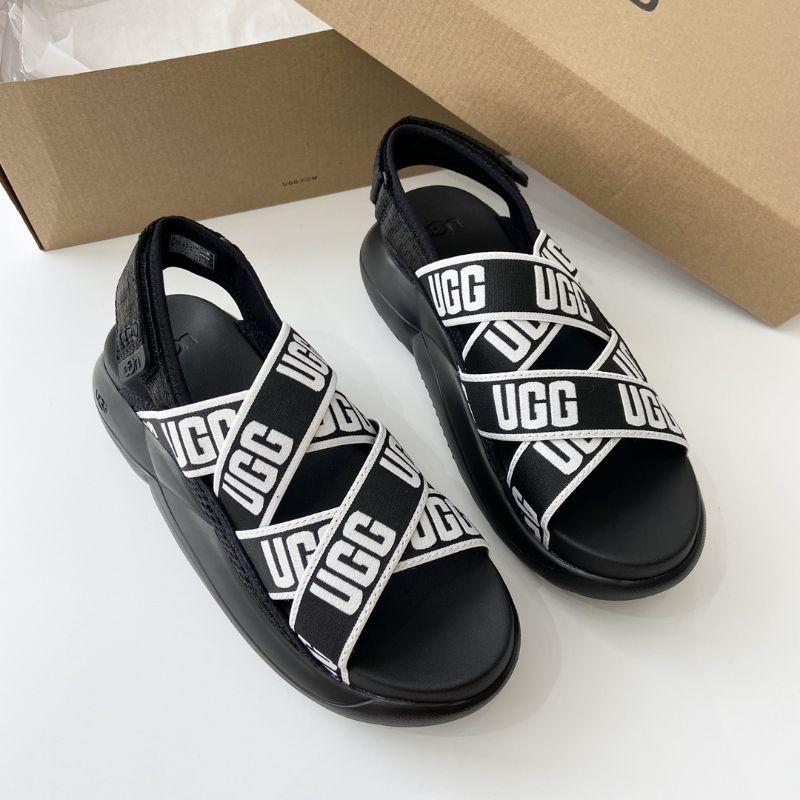 dép sandal nữ đế cao 6cm ugg thời trang