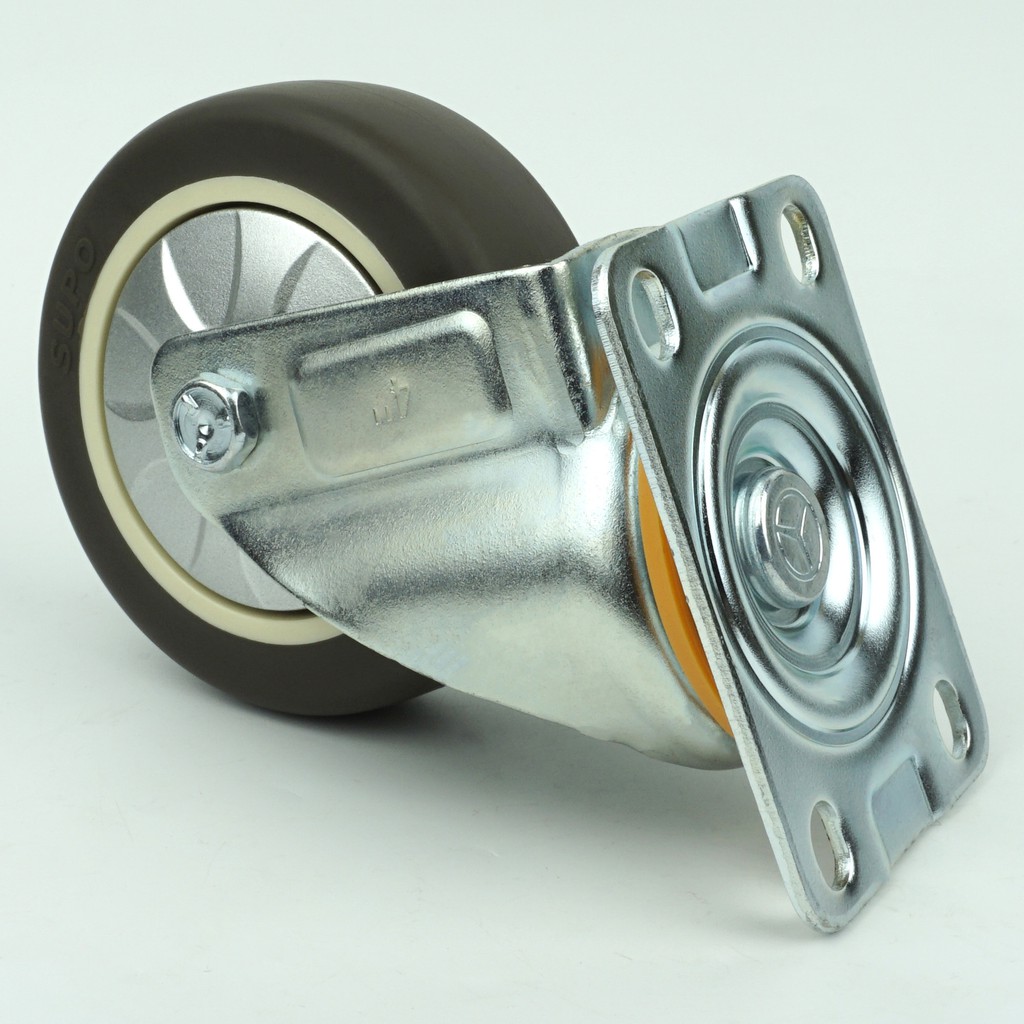 Bánh xe cao su mềm 100x32