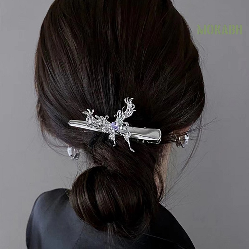 Trâm Cài Tóc Hình Bướm Đính Đá Phong Cách Vintage Cho Nữ