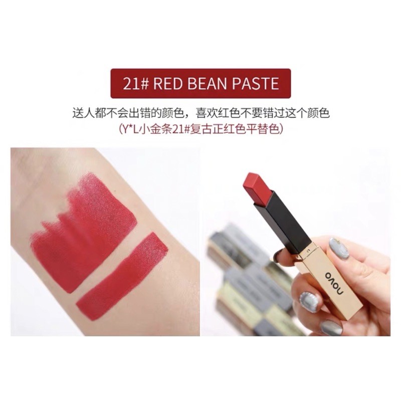 Son Velvet Matte Lipstick Nội Địa Trung Dupe YSL Slim Sang Chảnh