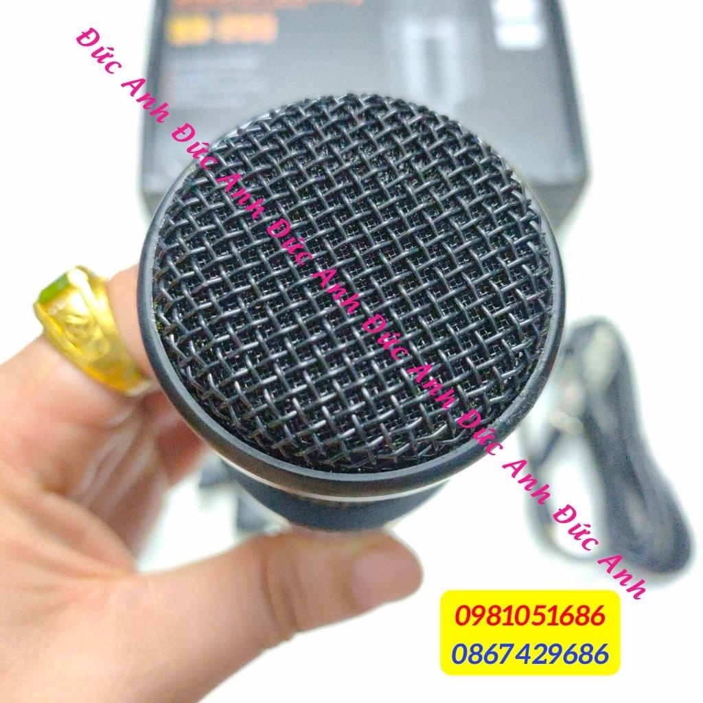 Mic thu âm livestream SDRD 203, mẫu mic 5V kết hợp được nhiều sound card mixer như K10, K300, H9, F4, F7... BH 6 Tháng