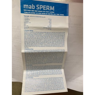 mab sperm hỗ trợ thụ thai