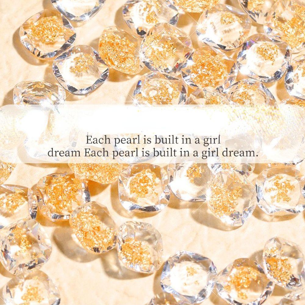 JARRED Vật Liệu Resin Trong Suốt Trang Trí Móng Tay Nghệ Thuật DIY