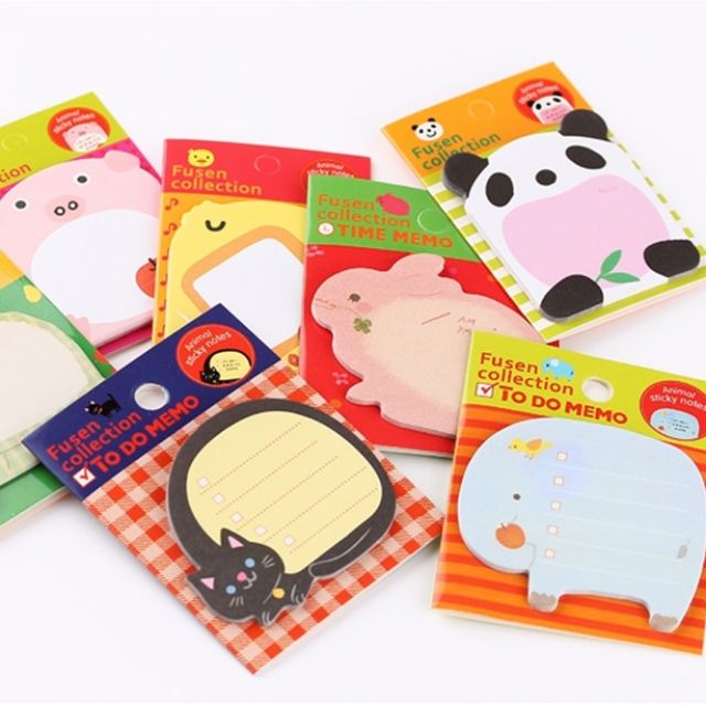 Giấy note động vật xinh xắn (20 tờ)