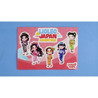 Tờ nhãn dán Lioleo Kids tự thiết kế trang trí dễ thương