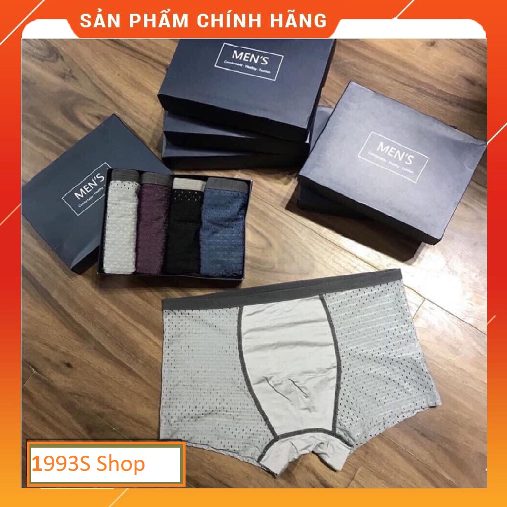 Hộp 4 Quần sịp đùi MEN 'S - Quần lót nam chất lượng hàng loại 1