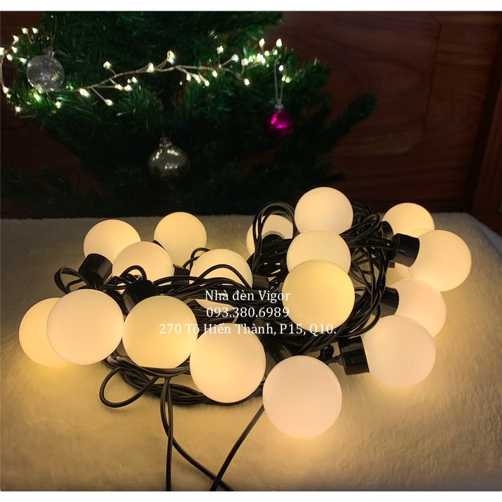 Dây Đèn Led Trang Trí - Bi Tròn Size 4cm