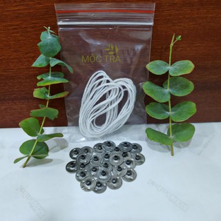 SET 2M BẤC NẾN COTTON VÀ 25 CÁI ĐẾ GIỮ BẤC NẾN
