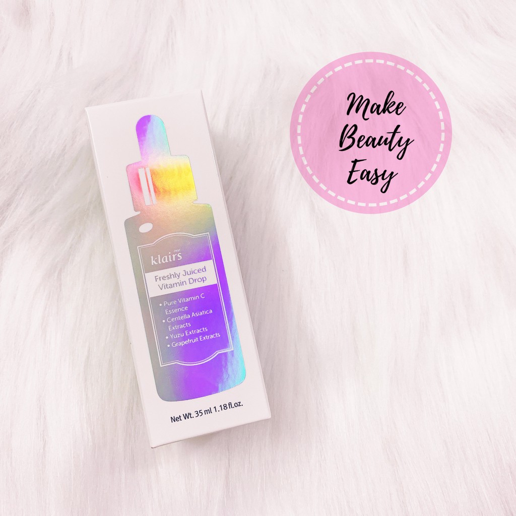 Tinh Chất Klairs Vitamin C Dưỡng Sáng Da, Mờ Thâm 35ml Freshly Juiced Vitamin Drop