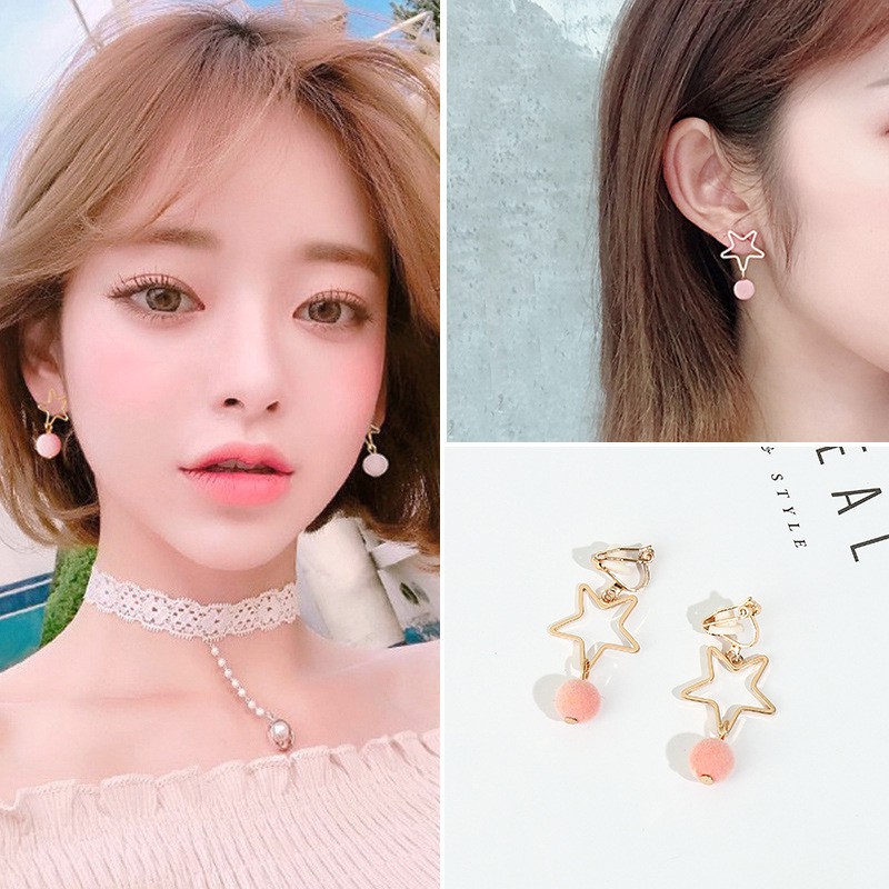 Set 50 Bông Tai Thời Trang Theo Phong Cách Hàn Quốc Dành Cho Nữ