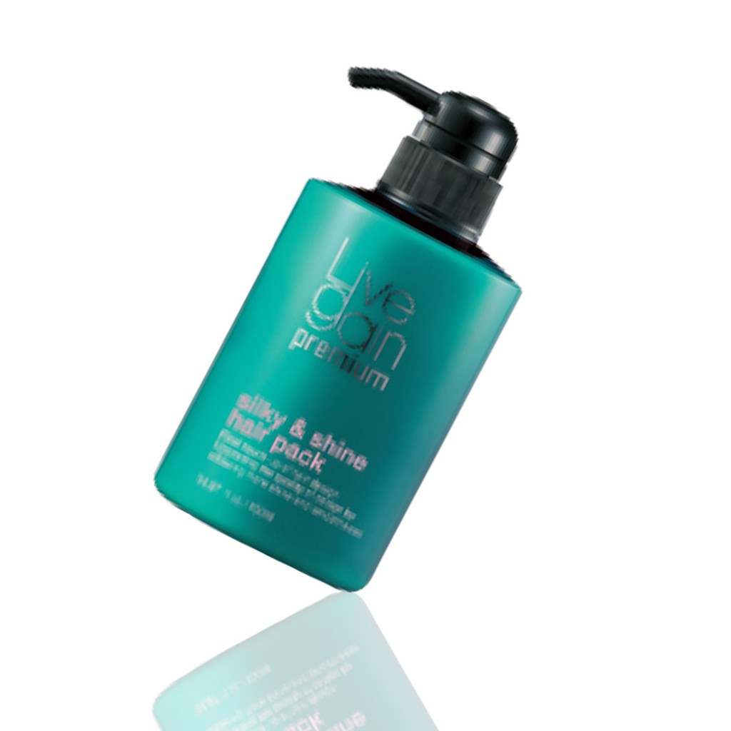Hấp dầu siêu mượt nước hoa Livegain Premium Silky & Shine Hair Pack 450ml Hàn Quốc