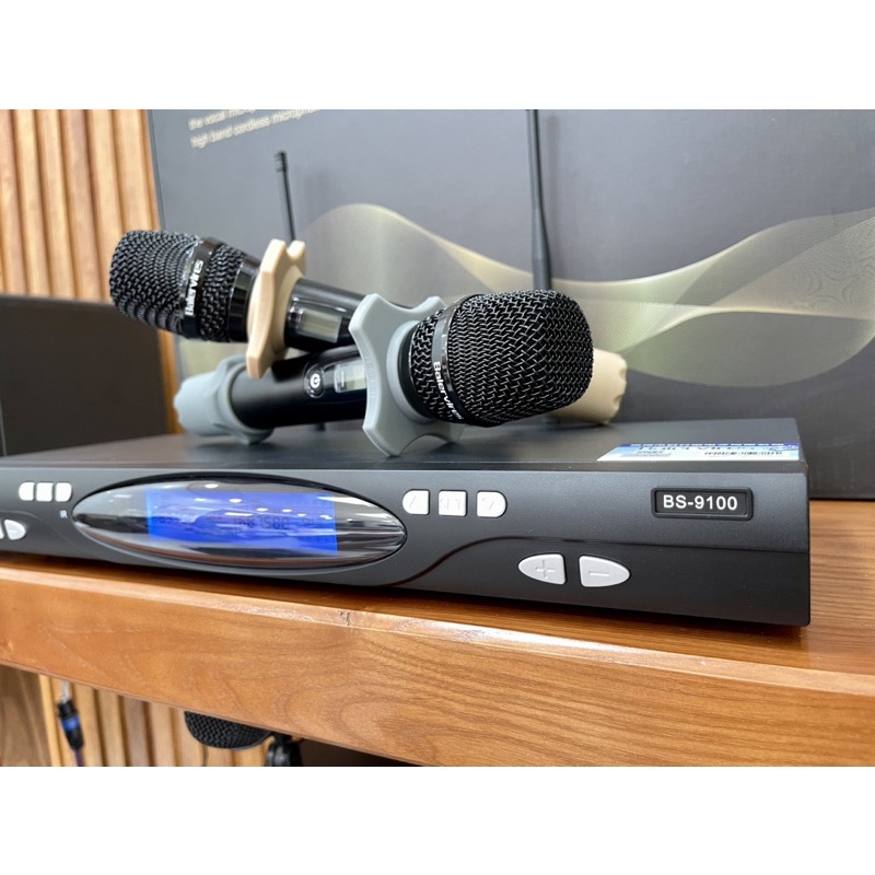 Micro không dây Baiervires BS-9100 chính hãng rất cao cấp.Tặng bộ pin sạc