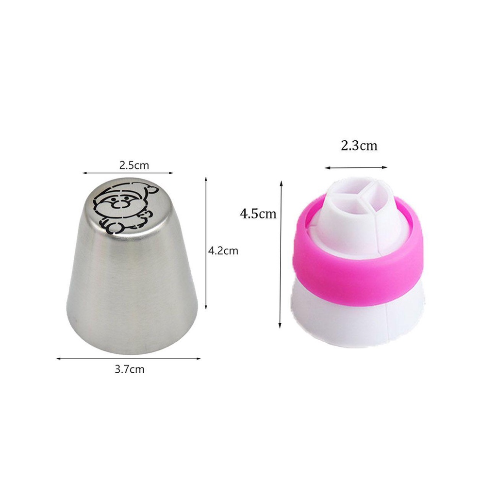 Bộ Đuôi Bắt Bông Kem Đa Năng Trang Trí Bánh Kem DIY