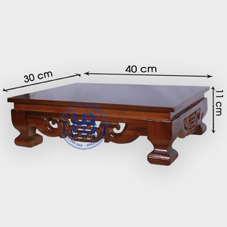 Bàn osin giá rẻ màu gụ 30x40cm