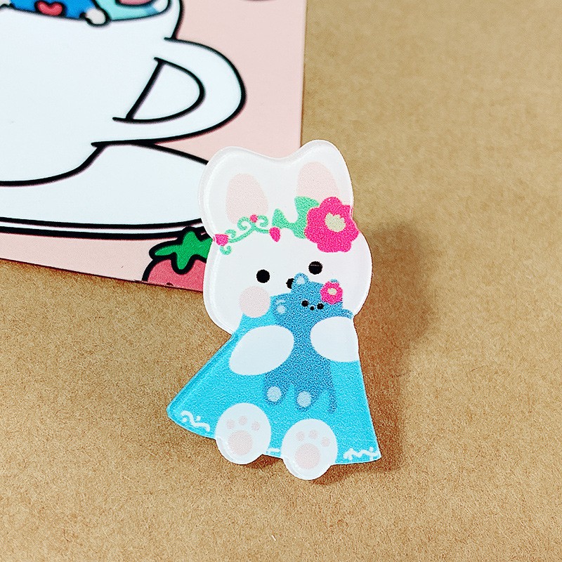 Huy hiệu ghim cài áo, pin cài áo thời trang CÁ store cute, nhiều mẫu mã