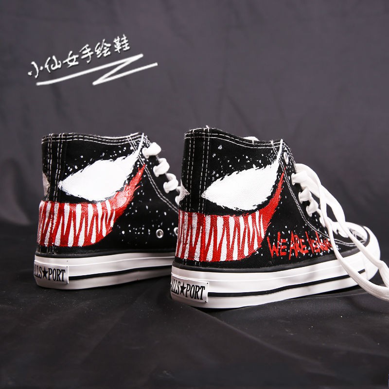 Giày Thể Thao Cổ Cao In Họa Tiết Graffiti Cho Nam 454647 / 3001 | BigBuy360 - bigbuy360.vn