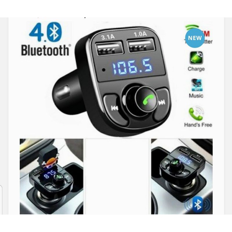 Cổng Sạc Đa Năng Ô tô Tự Kết Nối Bluetooth Hàng USA