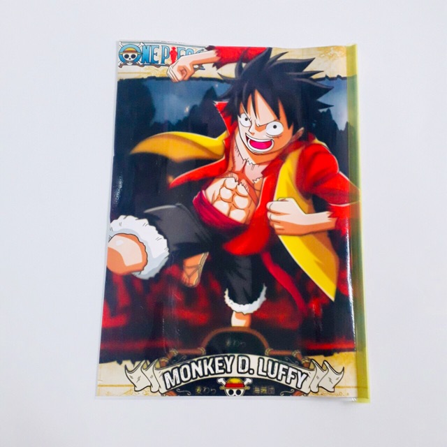 Kẹp phai để bài kiểm tra one piece lufy nhiều mẫu