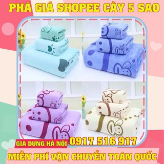 Sét 3 khăn tắm thái lan lan siêu thấm nước