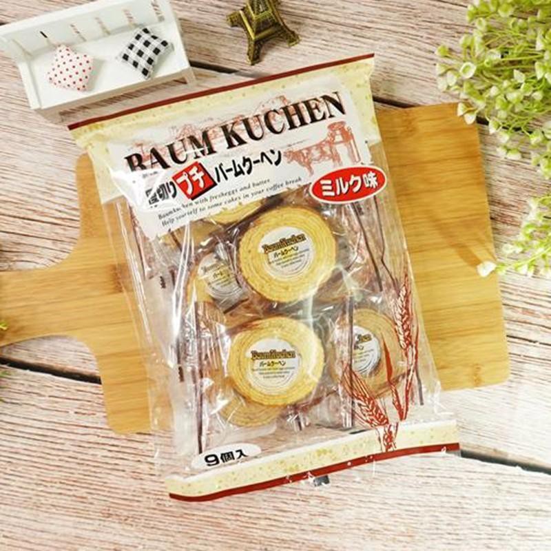 (4 loại) Bánh Baumkuchen Marukin gói 240gr (9 bánh)