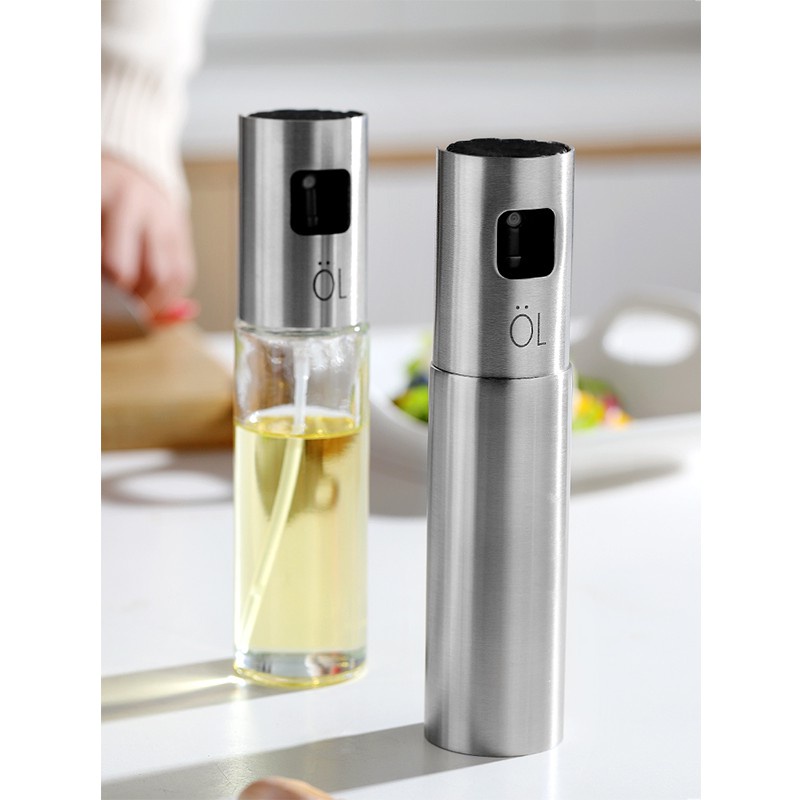 Bình Xịt Dầu Ăn, Lọ Đựng Gia Vị Thủy Tinh Dạng Xịt Tiện Lợi